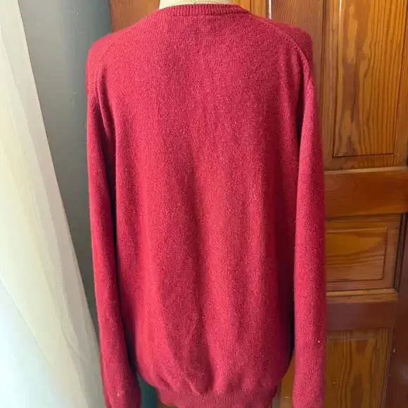 Brooks Brothers 100% Cashmere 3-Ply Sweater Knitted in Scotland Medium